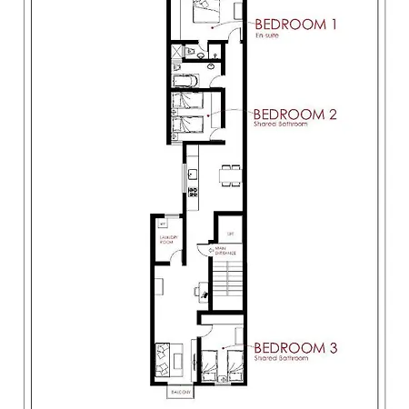 منزل للإقامة F3 2, Private Two Single Beds Shared Bathroom مسيدا